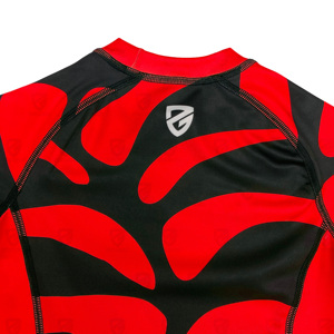Wholesale Camo <b>Design</b> Short Sleeve Kids Mma <b>Compression</b> Rashguard <b>Custom</b> Bjj Rash Guard <b>Compression</b> <b>Shirts</b> - Product Image 5