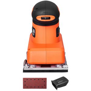Levigatrice Elettrica per Legno 1/2 Foglio 2.5A a Velocità Variabile 12000 Giri/min Max. Carta Abrasiva per Finitura 1/2 Foglio 2.5A per Levigatrice Elettrica - Product Image 1