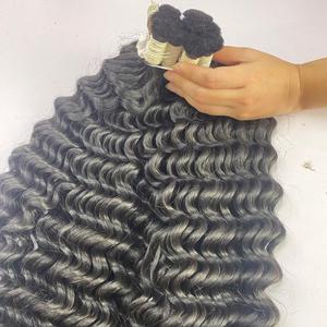 Vietnamese Virgin Human Hair Bundle Raw Natural Wave Bulk Bundles for <b>Braiding</b> Grade 1 Quality Hair - Product Image 2