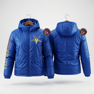 Orden de la estrella oriental masónico griego con letras chaqueta con capucha - Product Image 1
