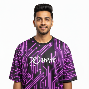 Camiseta Urbana Premium de Gran Tamaño con Sublimación para Hombre, Moda Casual, Estilo Urbano, Corte Holgado - Product Image 1