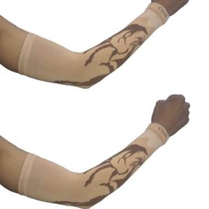 Manchons de bras réversibles blancs sans couture, imprimé camouflage, unisexe adulte, anti-UV, respirants, compressifs, rafraîchissants, design personnalisé - Product Image 5