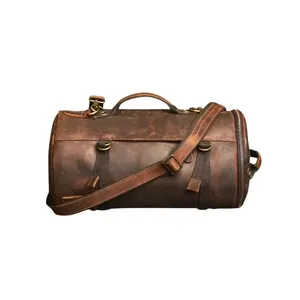 Luxury Brown Genuine Leather Durable Business <b>Backpack</b> with Comfortable Shoulder Straps and Secure Zipper Large Capacity - Product Image 1