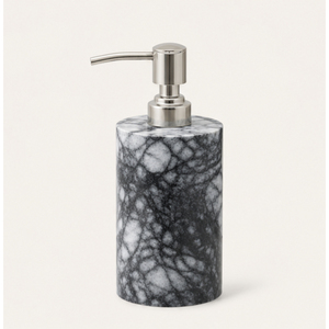 Natural Black <b>Marble</b> <b>Soap</b> <b>Dispenser</b> Stainless Steel Pump Eco-friendly Modern Design for Luxury Hotel Home Bathroom Accessories - Product Image 3