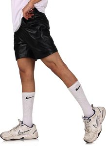 Shorts en cuir de vachette pour homme de qualité supérieure, sur mesure, design uni, légers, pour usage régulier - Product Image 4