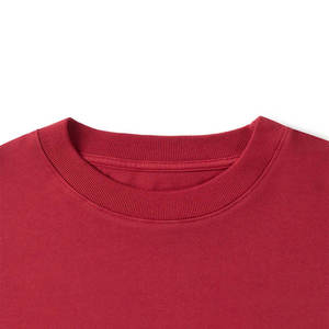 T-shirts en gros unisexe personnalisables avec impression de lettres 100% coton tricoté respirant grandes tailles vierges unis col rond pour hommes - Product Image 6