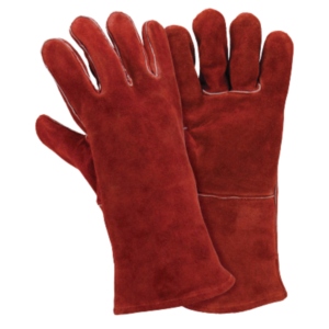 Gants de soudage anti-vibration en cuir de vachette pleine fleur haute performance, avec manchette de sécurité, ignifuges et durables - Product Image 4