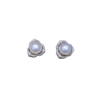 Boucles d'oreilles en perles d'eau douce haut de gamme Zhuji pour femmes, accessoires de luxe polyvalents, style identique à celui d'Instagram - Product Image 5