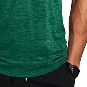 Débardeur tricoté d'été pour homme de haute qualité - Faible MOQ, meilleure vente, coupe ajustée, séchage rapide, 100 % polyester, vêtement de fitness - Product Image 3