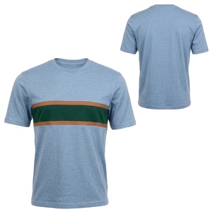 T-shirt décontracté pour homme de haute qualité, col rond, coupe classique, manches courtes, impression numérique, logo sur le devant, respirant - Product Image 1