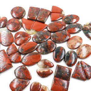 2025 Halloween HOTE sale natural africano Bloodstone par cabujón suelto para hacer joyería Mejor Precio venta caliente precio de fábrica cabina - Product Image 3