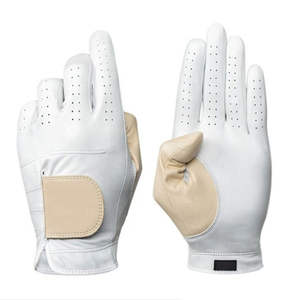 Wholesale 100% Cabretta Leather Men's Left Handed Golf Gloves High Quality Hand Grips Full Color Custom Logo Premium OEM Sports - Product Image 4