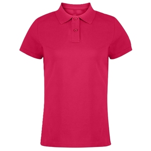 Polo pour femme à manches courtes 100% coton, de haute qualité, respirant, décontracté, vêtements d'été pour femme, logo personnalisé - Product Image 4