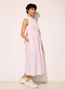 Robe longue ample sans manches pour femme, collection été 2026, idéale pour soirées et fêtes, style vintage sexy à col montant et imprimé floral - Product Image 3