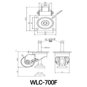 Wooil-Ruedas ligeras a medianas Master, 8 Uds., 150-600kg - Product Image 1