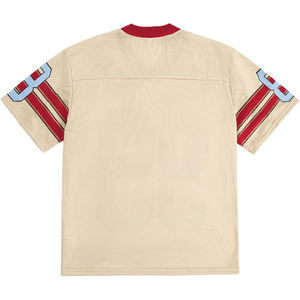 เสื้อกีฬาตาข่ายสไตล์วินเทจทรงคลาสสิก ระบายอากาศได้ดี คุณภาพสูง ซึมซับเหงื่อได้ดี เป็นมิตรกับสิ่งแวดล้อม พร้อมตัวอักษรพิมพ์ด้านหน้า - Product Image 3