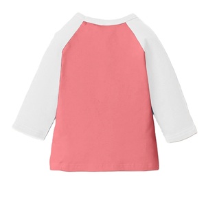 T-shirt en jersey pour homme à manches longues raglan, coupe ample décontractée, style vintage américain, color block, grammage lourd, personnalisé, fabriqué au Bangladesh - Product Image 2