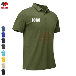 Chemises polo personnalisées Ryan Pro Gear pour hommes, style pull, avec logo personnalisé sur le panneau. - Product Image 2