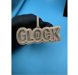 Colgante de Moissanita Hip Hop Chapado en Plata 925, Joyería de Lujo, Elegante y Brillante, Regalo de Moda para Fiestas para Hombres y Mujeres - Product Image 1