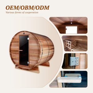 Rotterdam Gateway: Sauna de Cedro Rojo en Forma de Barril, Venta al Por Mayor para Distribuidores de la UE |   CE ETL |   DDP a Hamburgo y Gdansk - Product Image 5