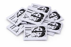 Etiquetas Tejidas Ecológicas con Logotipo Personalizado, Impresión en Serigrafía, Forma de Rollo, para Prendas, Etiquetas de Marca, Etiquetas de Costura - Product Image 5