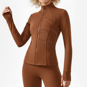 <b>Workout</b> Wear Gym Fitness Comfort Lightweight Breathable Quick Dry Plus Size New Design Gym <b>Jacket</b> For Women - Product Image 4