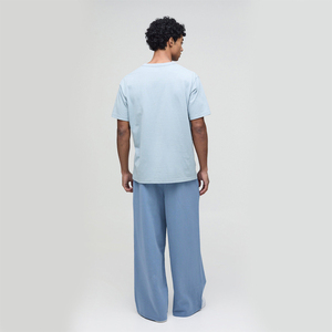 Simple Straight Fit <b>Baggy</b> <b>Trousers</b> <b>Men</b> Loose Fit Casual Pants Minimal Style Everyday Wear Streetwear <b>Trousers</b> Unisex - Product Image 4