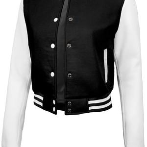 2025 hiver Designer marque pour femmes broderie varsité veste Baseball veste vêtements de sport vêtements confortables véritable - Product Image 5