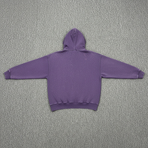 Sudadera con capucha para mujer, estilo urbano de invierno, personalizada, con hombros caídos, antipilling, logo estampado en relieve, transpirable, 100% algodón - Product Image 6