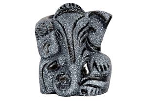 Jarrón de Mesa y Ídolo Decorativo de Arcilla Hecho a Mano con Diseño Art Deco del Dios Ganesha para Bodas, Cumpleaños y Diwali (Diseño Vertical) - Product Image 2