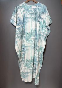 Caftán indio de algodón con estampado floral, vestido largo maxi, ropa de playa, ropa de dormir, pareo para mujer - Product Image 2