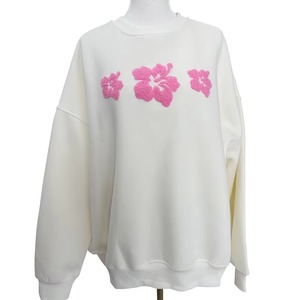 Sweat-shirts à capuche personnalisés en coton blanc avec broderie en chenille, coupe-vent, respirants, col rond, pour femmes, automne-hiver - Product Image 1