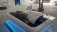 Lit de massage multifonctionnel thermique et aquatique pour usage domestique et professionnel en salon, idéal pour hôtels et salons.