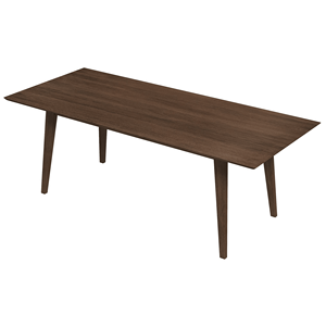 Mesa de Comedor Rectangular de Madera Maciza Estilo Moderno Levi de 86 Pulgadas, Mesa de Cocina - Product Image 2