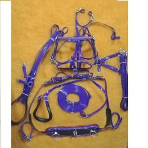 Vente en gros harnais de conduite de cheval PVC souple miniature pour équipement équestre toutes les couleurs - Product Image 2
