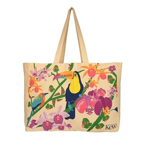 2025 tendance économique gamme longue poignée dames fourre-tout coton toile sac sérigraphié taille personnalisée plage sac à provisions avec logo - Product Image 6