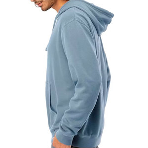 Sweat-shirt à capuche personnalisé pour homme, en coton mélangé épais, idéal pour le streetwear et durable - Product Image 2