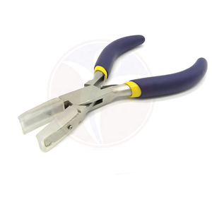 Pince à mâchoires en nylon à nez plat de 5.3 pouces-Pince de maintien et de pliage pour la fabrication de bijoux - Product Image 1