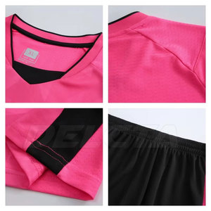Tenue de football de haute qualité couleur unie, vêtements de sport, uniforme de football, vente chaude - Product Image 2