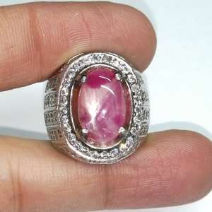 Anillo de plata con rubí de Myanmar para hombre, piedra preciosa roja natural, hecho a mano, plata de ley 925, joyería de lujo, regalo para hombre - Product Image 3