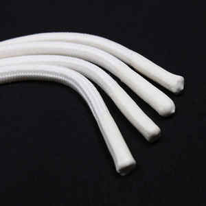 Custom Dipped End Draw <b>Cord</b> With Silicone Tips for Sports Wear Woven <b>Elastic</b> Drawcord - Product Image 5