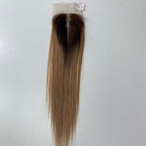 Bonestraight Extensiones de Cabello Humano Vietnamita de Calidad Premium, Rubio Miel, Suelto, Onda Profunda> = 60%, Relación de Pelo Más Largo, Encaje HD Crudo - Product Image 3