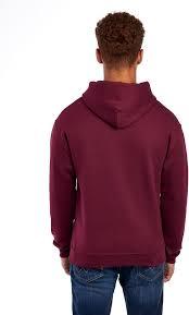 เสื้อฮู้ดผู้ชาย STELLAR ผ้าฝ้าย 100% ระบายอากาศได้ดี เป็นมิตรกับสิ่งแวดล้อม เหมาะสำหรับฤดูหนาว สีเบอร์กันดี บุขนด้านใน น้ำหนัก 300 กรัม ทรงปกติ - Product Image 4