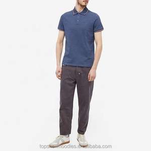 Chemise formelle à manches courtes en coton 100% boutonnée pour hommes avec logo et couleur personnalisés, chemise polo en coton imprimée pour hommes grandes tailles - Product Image 2