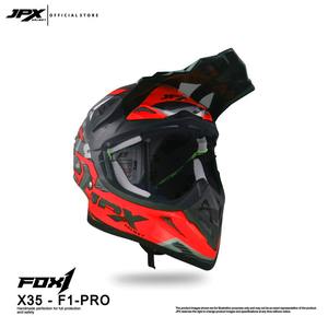 El casco JPX Fox1 Motif X 35 Supermoto Cross ofrece una protección superior y un estilo audaz para la mejor experiencia de motocross. - Product Image 2