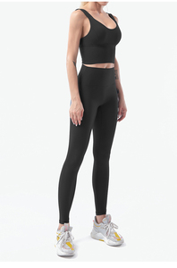 Ensemble de yoga pour femmes de haute qualité, sans couture, léger, au design optimal, vêtements de sport extensibles, vêtements de sport élégants, ensembles de yoga pour femmes - Product Image 2