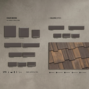 Azulejos de pared de cerámica de Metro esmaltados Serie Dorada amarilla limón tamaño pequeño 3x6 3x12 4x4 6x6 8x8 para Interior - Product Image 4