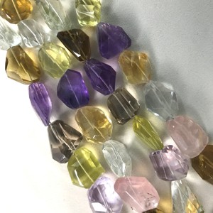 Cuentas de Piedra Natural 100% Certificadas por IGI, Semipreciosas, Multifacéticas, Sueltas, de Tamaño Libre, Grado AA, Multicolor, Gemas Vivaaz con Efecto Fuego - Product Image 3