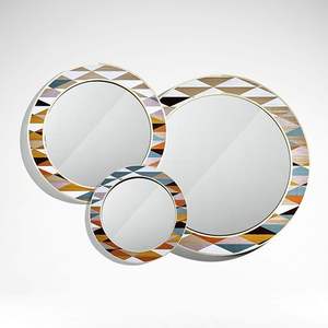 Art Decor Bone Inlay Resin <b>Mirror</b> Frame With Rich Craft Detail For Sophisticated Interior Spaces - Product Image 6