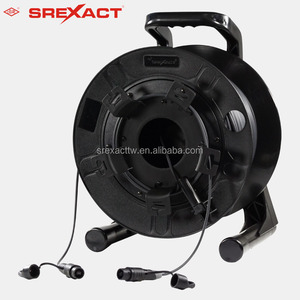 Câble à fibres optiques extérieur SREXAT 12 cœurs OM3 multimode 200M en rouleau avec connecteurs MPO MMF diamètre 5mm - Product Image 6